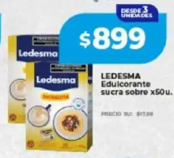 Supermayorista Vital Ledesma edulcorante sucra sobre oferta
