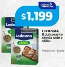 Supermayorista Vital Ledesma edulcorante stevia sobre oferta