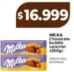 Supermayorista Vital Milka chocolate bubbly caramel oferta