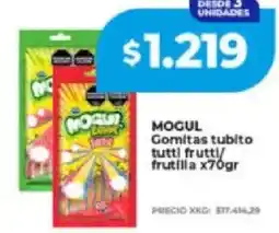 Supermayorista Vital Mogul gomitas tubito tutti frutti/ frutilla oferta