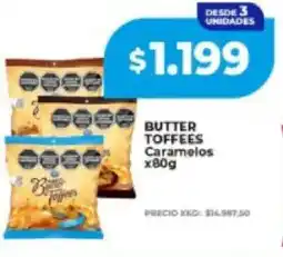 Supermayorista Vital Butter toffees caramelos oferta