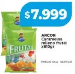 Supermayorista Vital Arcor caramelos relleno frutal oferta
