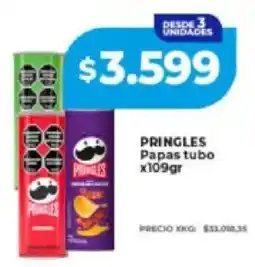 Supermayorista Vital Pringles papas tubo oferta