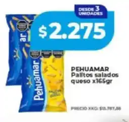 Supermayorista Vital Pehuamar palitos salados queso oferta