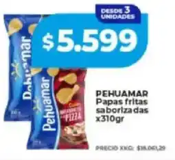 Supermayorista Vital Pehuamar papas fritas saborizadas oferta