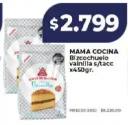 Supermayorista Vital Mama cocina bizcochuelo vainilla s/tacc oferta
