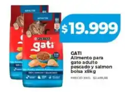 Supermayorista Vital Gati allmento para gato adulto pescado y salmon bolsa oferta