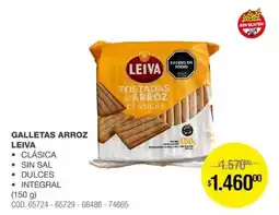 Atomo Conviene Leiva galletas arroz oferta
