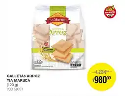 Atomo Conviene Tia maruca galletas arroz oferta