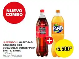 Atomo Conviene Coca cola/ schweppes/ sprite/fanta gaseosas/ gaseosas diet oferta