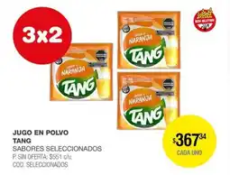 Atomo Conviene Tang jugo en polvo sabores seleccionados oferta