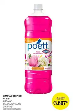Atomo Conviene Poett limpiador piso aromas seleccionados oferta