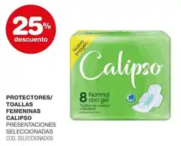 Atomo Conviene Calipso protectores/ toallas femeninas oferta