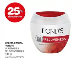 Atomo Conviene Pond's crema facial variedades seleccionadas oferta