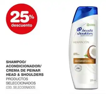 Atomo Conviene head & shoulders shampoo/ acondicionador/ crema de peinar oferta