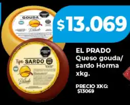 Supermayorista Vital El prado queso gouda/ sardo horma oferta