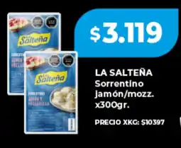 Supermayorista Vital La salteña sorrentino jamón/mozz. oferta