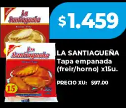 Supermayorista Vital La santiagueña tapa empanada oferta
