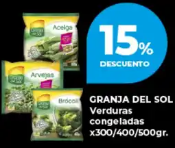 Supermayorista Vital Granja del sol verduras congeladas oferta