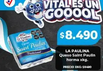 Supermayorista Vital La paulina - queso saint paulin oferta