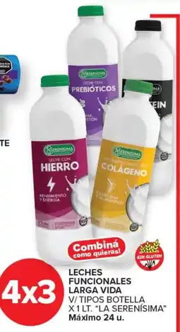 Carrefour Market La serenisima leches funcionales larga vida oferta