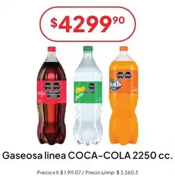 Hergo Coca-cola gaseosa linea oferta