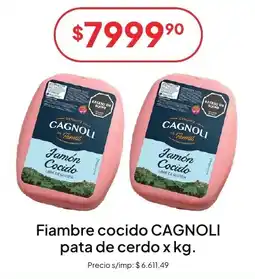 Hergo Cagnoli fiambre cocido oferta