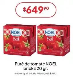 Hergo Noel puré de tomate oferta