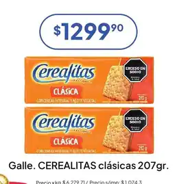 Hergo Cerealitas galle clásicas oferta
