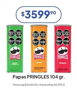Hergo Pringles papas oferta