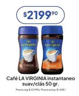 Hergo La virginia café instantáneo oferta