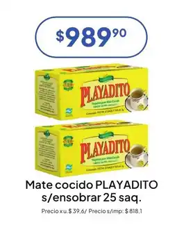 Hergo Playadito mate cocido oferta