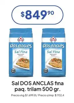 Hergo Dos anclas sal fina oferta
