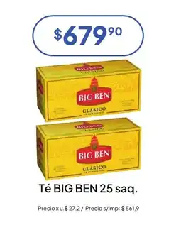 Hergo Big ben té clásico oferta