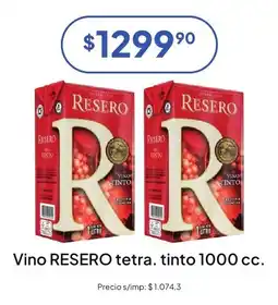 Hergo Resero vino tinto oferta
