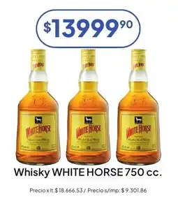 Hergo White horse whisky oferta