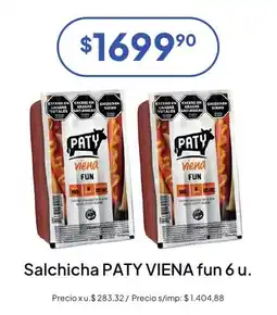 Hergo Paty salchicha viena fun oferta