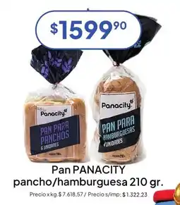 Hergo Panacity pan pancho/hamburguesa oferta