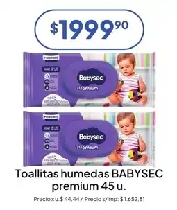 Hergo Babysec toallitas humedas premium oferta