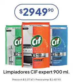 Hergo Cif limpiadores expert 900 ml oferta