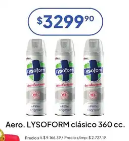 Hergo Lysoform aero desinfectante clásico oferta