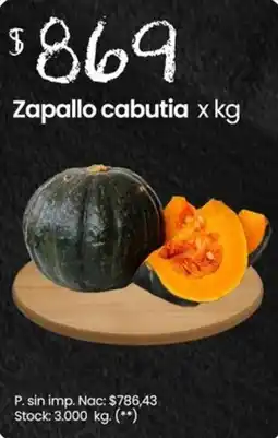 Changomas Zapallo cabutia oferta