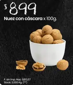 Changomas Nuez con cáscara oferta