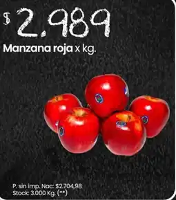 Changomas Manzana roja oferta