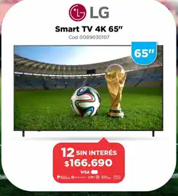 Casa Silvia Lg smart tv 4k 65" oferta