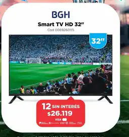 Casa Silvia Bgh smart tv hd 32" oferta