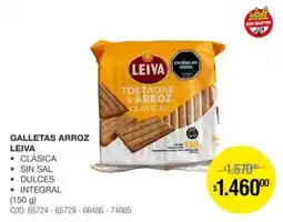 Atomo Conviene Leiva galletas arroz clásica oferta