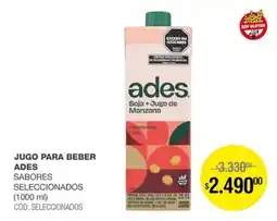 Atomo Conviene Ades jugo para beber soja + jugo de manzana oferta