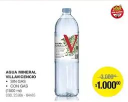 Atomo Conviene Villavicencio agua mineral oferta