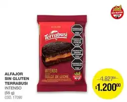 Atomo Conviene Terrabusi alfajor sin gluten intenso oferta